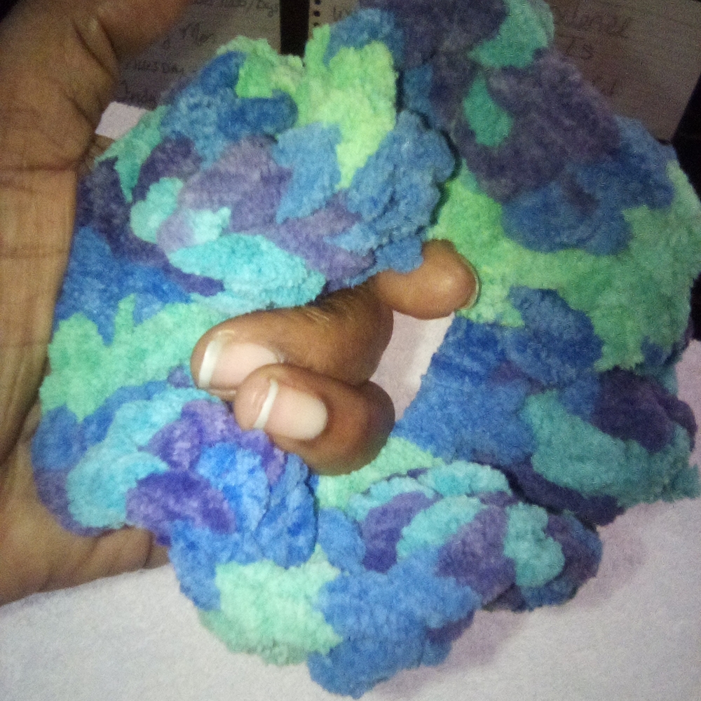Colorful Plush Scrunchies